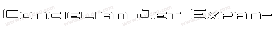Concielian Jet Expan字体转换